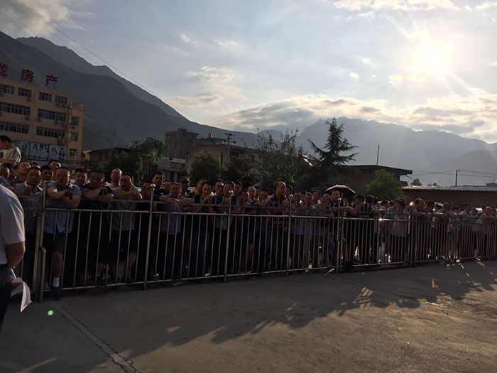 2017年8月份高技工、中技工的考試現(xiàn)場